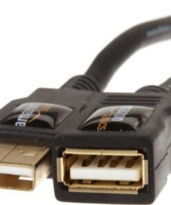 Amazon Basics USB-A 2.0 Extension Cable, for Printer, Mouse or Keyboard, Male to Female, 480Mbps Transfer Speed, 6.5 Foot, Black 6.5 Feet 1 26 419YQMn63EL