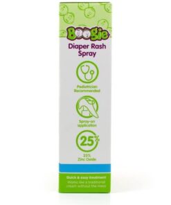 Diaper Rash Cream Spray by Boogie Bottoms, Travel Friendly No-Rub Touch Free Application for Sensitive Skin, from The Maker of Boogie Wipes, Over 200 Sprays per Bottle, 1.7 oz 26 419Z0Onk8cL