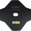 STIHL 4001 713 3801 25.4mm Grass 4 Steel Blade (Discontinued by Manufacturer)