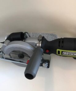 Rockwell 4-1/2” Compact Circular Saw, 5 amps, 3500 rpm, with Dust Port and Starter Kit– RK3441K , Black 40 41AahAVNZhL