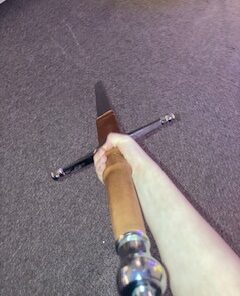 Whetstone Cutlery William Wallace Medieval Sword with Sheath, Silver, 8.75''x 41.625'' x 2.25'' 52 41AfH2anyoL