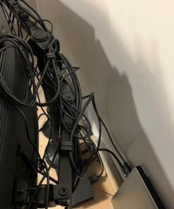 WALI Dual LCD Monitor Fully Adjustable Desk Mount Stand Fits Two Screens up to 27 inch, 22 lbs. Weight Capacity per Arm (M002), Black 42 41Ak3kq7 L