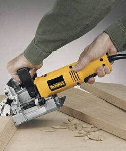 DEWALT Biscuit Joiner, 6.5 Amp, 10,000 RPM, Retractable 45 Degree Notch, For Depth Spots (DW682K),Yellow Plate joiner 25 41AlZKBKgAL