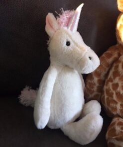 Jellycat Bashful Unicorn Stuffed Animal, Medium, 12 inches Medium - 12" 24 41AoHz6LA1L