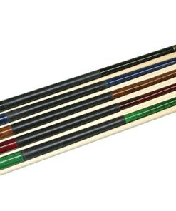 Set of Aska 2-Piece Pool Cue Sticks LEC, 58-Inches Long Assembled, Canadian Hard Rock Maple, 5/16x18 Joint, Hard Long Lasting Glued On Tip Set of 5 Cues 9 41AqlogrieL