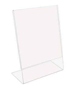 SOURCEONE.ORG 8.5 x 11 Thick Acrylic Slant Back Sign Holder, Ad Frame, Picture Frame, Clear sign holder, Acrylic flyer holder for Business, Office, Events, Trade Shows, Museums, Retail Stores (8511CSH) (1 Pack) 1 Pack 10 41AvMBWaDL 1