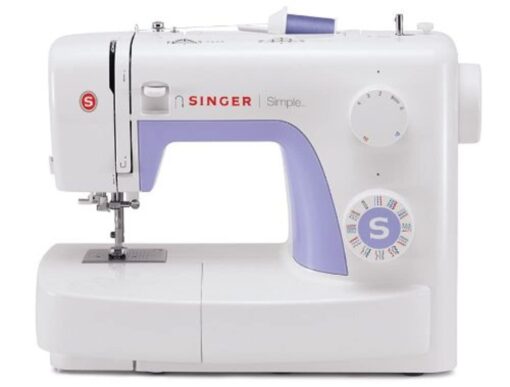 SINGER | Simple 3232 Sewing Machine with Built-In Needle Threader, & 110 Stitch Applications- Perfect for Beginners - Sewing Made Easy , White 32 Stitches