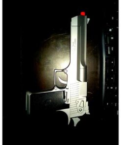 Desert Eagle Spring Powered Airsoft Pistol Silver 21 41B wZXP1qL