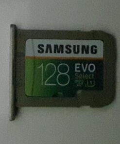 Alternative view of Samsung 128GB 80MB/s EVO Select Micro SDXC Memory Card (MB-ME128DA/AM)