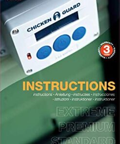 ChickenGuard Waterproof Automatic Chicken Coop Door Opener/Closer with Timer/Light Sensor Plus Predator Resistant Self Locking Pop Hole Door Kit. Coop Accessory (P) 26 41B7X1DYCbL