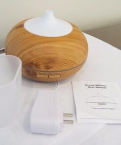 Romaine Leaf Essential Oil Diffuser, Cool Mist, Adjustable Mist Mode, 14 Color Changing LED, Waterless Auto Shut-off, Portable Aroma Humidifier, For Office, Home, Bedroom Living Room, Baby, Study, Spa 7 41B81d84KAL