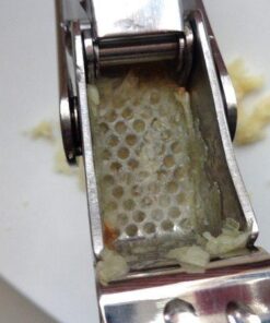 Kuhn Rikon Epicurean Garlic Press, Stainless Steel, 6.5 x 1 x 1.5 inches, Silver 37 41BPdHj3q5L