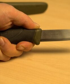 Morakniv Companion Carbon Steel Fixed-Blade Knife with Sheath, 4.1 Inch, Military Green Fixed Blade Knives 46 41Bf2NYJAEL