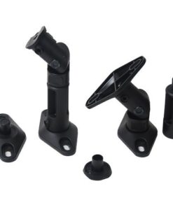 VideoSecu 5 Speaker Wall Ceiling Mount Brackets Black for Home Theater Satellite Speakers 1XZ (Black, 5 Pack) 27 41BlthbzP5L