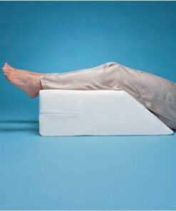 Hermell Zero Gravity Elevating Leg Rest Pillow, Foam, Post-Surgery, Leg Pain, Back Injury, Sciatica Pain Relief, Removable Cover - White 19.2x25.2x8 Inch (Pack of 1) 27 41BzFjXkVwL