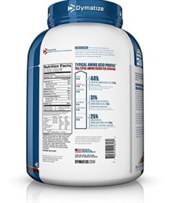Dymatize Elite Casein Protein Powder, Slow Absorbing with Muscle Building Amino Acids, 100% Micellar Casein, 25g Protein, 5.4g BCAAs & 2.3g Leucine, Helps Overnight Recovery, Rich Chocolate, 4 Pound 4 Pound (Pack of 1) 28 41C ZkQl0yL 2