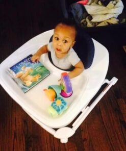 Joovy Spoon Baby Walker & Activity Center Featuring Three Adjustable Heights, Tough Luggage Grade Seat Material, and 30 lb Weight Capacity - JPMA Safety Certified (Blueberry) Blueberry 44 41C4M7bez1L