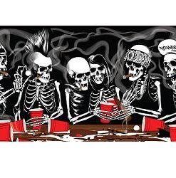 Bones Portable Beer Pong Table with Cup Holes 8 41CB3p22WiL