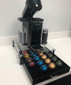 Nespresso Vertuo Coffee and Espresso Machine by De'Longhi with Milk Frother, 236.59 Milliliters, Piano Black Machine + Frother 61 41CNpGmPwtL