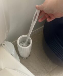 Rubbermaid Commercial 15 Inch Toilet Brush, Toilet Bowl-Cleaner for Bathroom, Scrub Brush for Toilet 1 Count (Pack of 1) Single 30 41CVrgr6svL