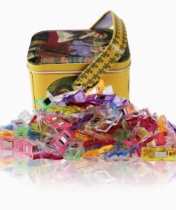 MumCraft Multipurpose Sewing Clips with Tin Box Package, Assorted Colors, Pack of 100 32 41CXuxjoRhL