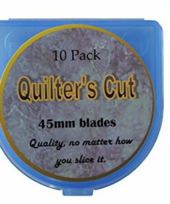 Quilter’s Cut 45mm Rotary Blades, 10 Pack, Fits Olfa, Fiskar, Martelli, & Truecut 19 41CoOUC2AlL