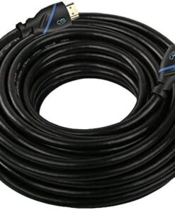 50ft (15.2M) High Speed HDMI Cable Male to Male with Ethernet Black (50 Feet/15.2 Meters) Supports 4K 30Hz, 3D, 1080p and Audio Return CNE59007 50 Feet 1 Pack 12 41CvU0pLVDL