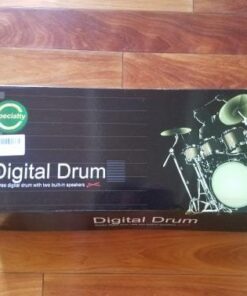 PAXCESS Portable 9 Pad Multifunction Electronic Drum Set with Realistic Sounds, Foot Pedals, Drumsticks, Built-In Speaker, and Rechargeable Battery 23 41D0ZJPxPEL