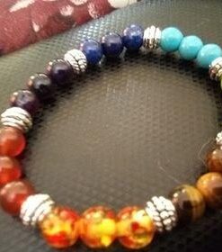 Jovivi 7 Chakras Bracelet Reiki Natural Gemstone Healing Balancing Round Beads Crystal Stone Bracelets for Women 28 41DEz4NsrL