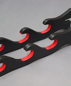 jiaoguo 3 Layer Padded Protect Japanese Samurai Sword Katana Wakizashi Tanto Stand Holder Display Rack Support for All Sword 8 41DF y9PIbL