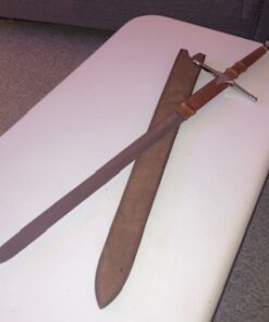 Whetstone Cutlery William Wallace Medieval Sword with Sheath, Silver, 8.75''x 41.625'' x 2.25'' 53 41DePAslJ9L