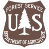 Brown and White US Forest Service Shield Shaped Sticker (Logo Forestry Hike Camp Vinyl (3 inch) Officially Licensed! 1 Brown & White 25 41Ds7X7P9eL