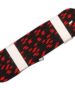 Synthetic Silk Cotton Leather Ito Tsukamaki Sageo Wrapping Cord for Japanese Samurai Swords Black With Red Spots Sageo 8 41DuB iDPTL