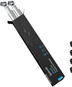 AstroAI Pencil Tire Inflator with Pressure Gauge 2 Pack (10-75PSI), air Pressure Gauge Tire Gauge for Tires, Stainless Steel Body, and Metal Made Nozzle 3 Measurements for Cars, Bikes, Vehicles 19 41E4o0 AdQL