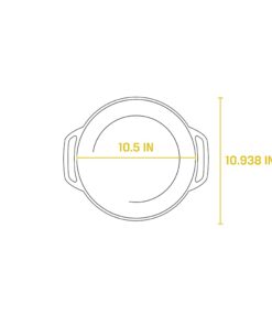 Lodge 6 Quart Enameled Cast Iron Dutch Oven with Lid – Dual Handles – Oven Safe up to 500° F or on Stovetop - Use to Marinate, Cook, Bake, Refrigerate and Serve – Island Spice Red 38 41EBH EDlnL