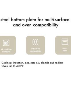 SMEG 6PC Cookware Set, Black 9.5" Fry Pan 11" Fry Pan 3qt Sauce Pan 5 Qt Casserole CKFB06BLMUS Made in Italy 17 41EMRAuPqpL