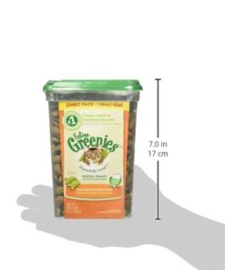 Feline Greenies Dental Treats For Cats Oven Roasted Chicken Flavor 12 Oz. With Natural Ingredients Plus Vitamins, Minerals, And Other Nutrients 24 41EbHoNFcL