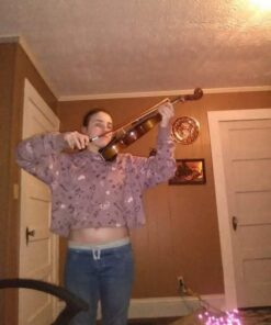 SKY 4/4 Full Size SKYVN201 Solid Maple Wood Violin with High Quality Lightweight Case, Brazilwood Bow, String, Rosin and Mute 50 41EbZZjX4zL