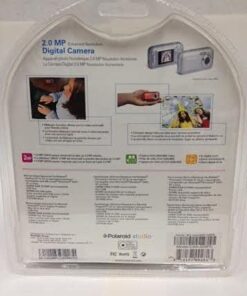 Polaroid CAA-200LC 2MP CMOS Digital Camera with 1.44-Inch LCD Display (Blue) (Discontinued by Manufacturer) 1.44 Inch Blue 9 41EoETVVGKS