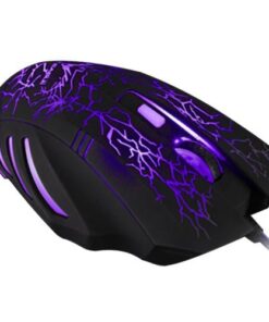 HAVIT HV-MS672 3200DPI Wired Mouse, 4 Adjustable DPI Levels, 800/1200/2400/3200DPI, 7 Circular & Breathing LED Light, 6 Buttons (Black) 36 41Er4JMyunL