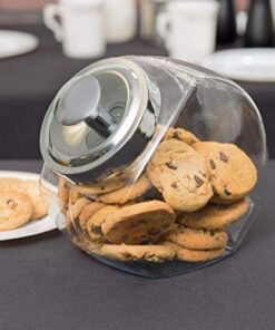 Anchor Hocking Glass Penny Candy Jar with Chrome Cover, 1/2 Gallon 15 41ErElXnC3L