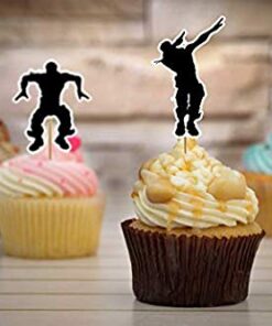 Birthday Cupcake Toppers – 48 Pieces Dance Floss Cake Decoration Party Supplies – Cupcake Toppers for Boys – Perfect for Kid’s Birthday Parties, Sleepovers, School Party, Game Night. 20 41F46eGlsVL