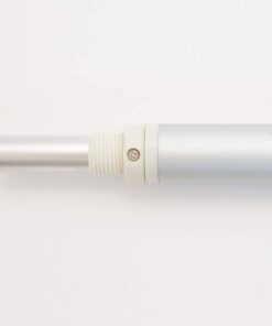 Grace Alley Flag Pole: 6 Foot Tangle Free Spinning Flag Pole. Residential or Commercial Flag Pole. Wind Resistant/Rust Free. (Silver) Silver 24 41FHHEN6ruL