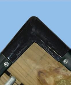 Taylor Made Products 90 Degree Vinyl Dock Corner Bumper Black Dock Bumpers