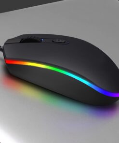 Alternative view of Wired Mouse, 800/1200 / 1600dpi Adjustable Esports Mouse Marquee AntiGlare Comfortable Antislip Wheel Design, Portable Mobile Optical Mice for Windows 7/8/2000 / XP