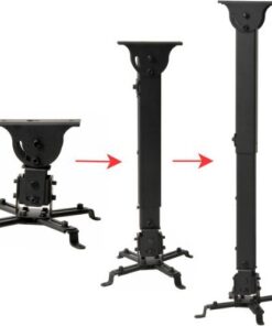 Alternative view of VideoSecu Flat Vaulted Ceiling Projector Mount LCD DLP Bracket with Adjustable Height Rotating Swivel Arm One Piece PJ2B 1C9