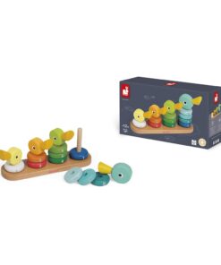 Janod Zigolos Duck Family Stacking Toy – Ages 1+ - J08212 17 41G1L8hAtHL