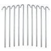 10-Piece Galvanized Steel Tent Pegs - Garden Stakes Original version 12 41G1UQSbb8L