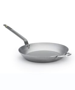 de Buyer MINERAL B Carbon Steel Fry Pan - 14” - Ideal for Searing, Sauteing & Reheating - Naturally Nonstick - Made in France 14" 14 41GAlvhI9QL
