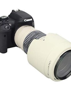 JJC Professional LH74T White Tulip Flower Lens Hood Compatible with Canon 70-200mm F 4 Lens Replaces Canon ET-74 ET74 29 41GF0CYsS6L
